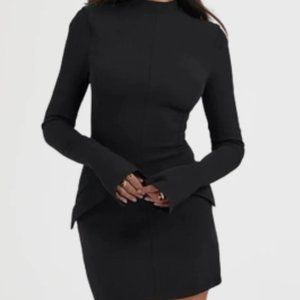 Vivantia Glam Mini Dress in "Black Radiance" Viral TikTok Dress Audrey Peters Ad